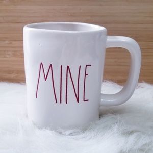 NWT Rae Dunn Red MINE Mug